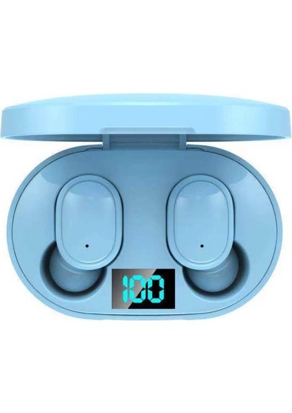 E6S Kablosuz Blutooth 5.0 Kulaklık Xiaomi Gürültü Önleyici Kulaklık Stereo Ses Kulak Içi Kulaklık Tws Fone Su Geçirmez Kulaklık(Yurt Dışından)