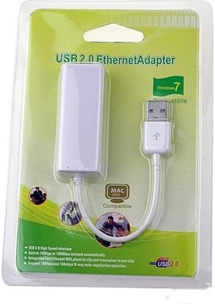 USB To Ethernet USB 2.0 Ethernet Çevirici