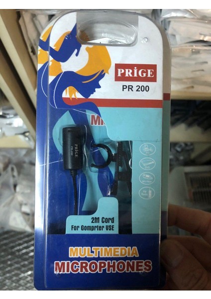 2 Metre Yaka Mikrofonu 2 Metre Bilgisayar Mikrofonu