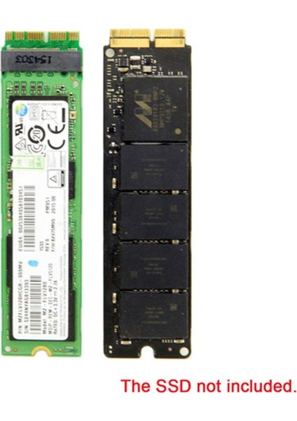 12 16 Pin 2014 2015 Mac To 2 Ngff M-Key SSD Convert Card For modelleri
