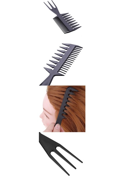 12+2 Adet Nano Karbon Afro Stil Wax Stil Tarağı 716459