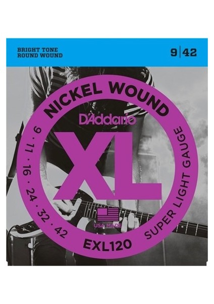 EXL120 Elektro Gitar Teli 0,9