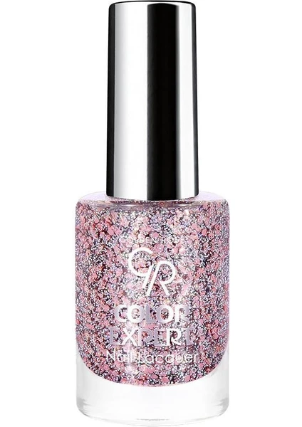 Golden Rose Color Expert Nail Lacquer Glitter No: 608 - Işıltılı Oje - 8691190486822