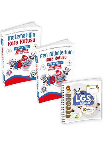 8. Sınıf LGSnin Kara Kutusu Sayısal Paket Dijital Çözümlü Sor Bankası - İnfoKoç Takip Sistemi