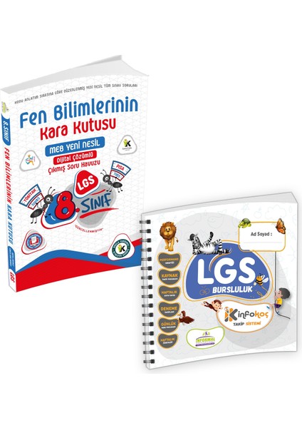 8. Sınıf LGS Fen Bilimlerinin Kara Kutusu Dijital Çözümlü Çıkmış Sor Bankası - İnfoKoç Takip Sistemi