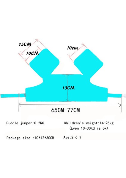 Çocuklar Yüzme Can Yeleği Yelek Yüzme Yardımcı Şamandıra Erkek ve Kız (Yurt Dışından)