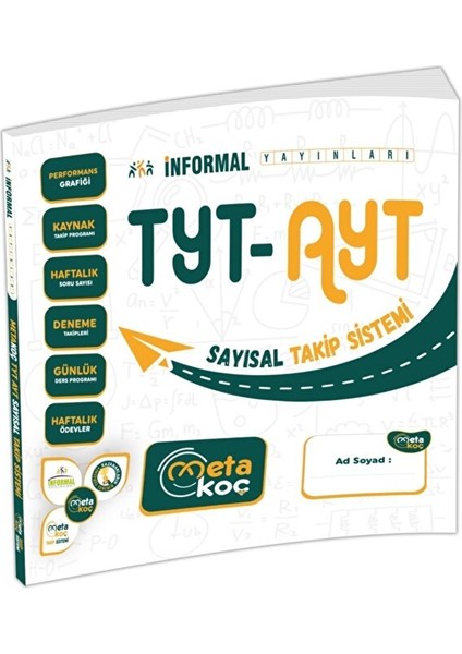 2025 TYT-AYT İnformal Yayınları Meta Koç Sayısal Öğrenci Takip Sistemi