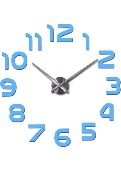 Moda 3D Duvar Saati Modern Diy Saatler Oturma Odası Büyük Dekoratif Horloge Murale Çıkartmaları(Yurt Dışından)