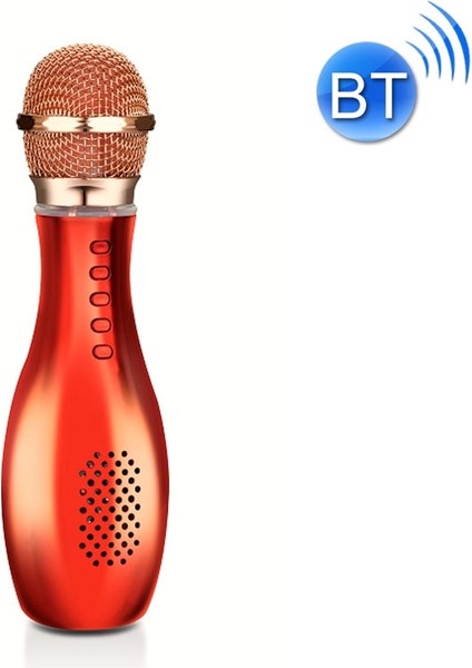 Wiress Bluetooth Mikrofon Kırmızı (Yurt Dışından)