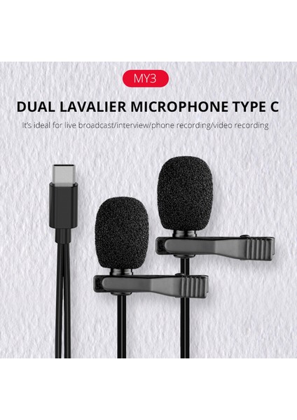 My3 Cep Telefonu Lavalier Mikrofon (Yurt Dışından)