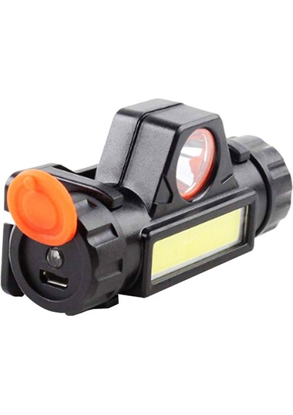 Ledli Kafa Lambası USB Sarjlı Fener Headlamp