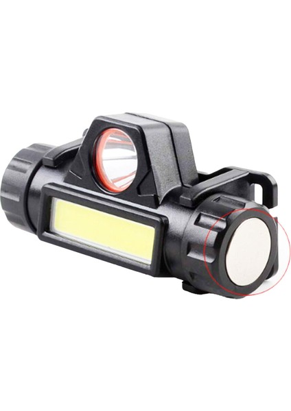 Ledli Kafa Lambası USB Sarjlı Fener Headlamp