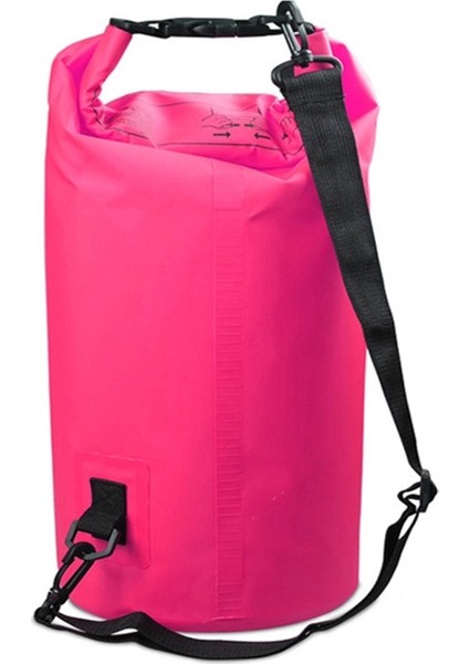 Pvc Su Geçirmez Namlu Torbası, Kapasite: 15 lt. (Pembe) (Yurt Dışından)
