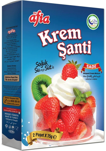 Sade Krem Şanti 150GR 2*75GR*2AD