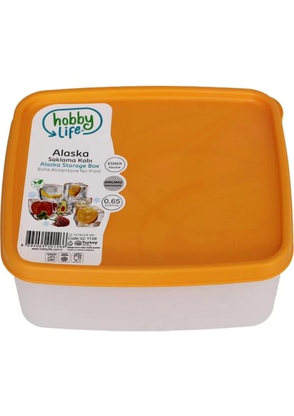 No- Frost Alaska Saklama Kabı 0,65 Lt