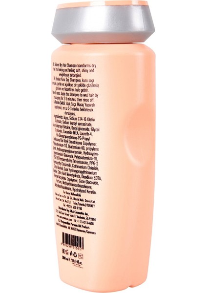 Dry Hair Şampuan 300 Ml - Kuru Saç Tipleri Için 300ml