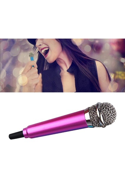 Taşınabilir Mini Vokal Enstrüman Karaoke Mikrofon Hoparlör Makinesi Vokal Kayıt Gül Altın (Yurt Dışından) fırsatları