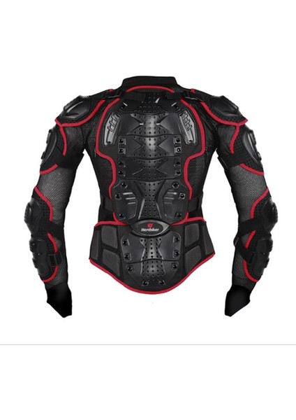 1 Suit Herobiker Tam Vücut Koruyucu Armer Ceket Göğüs Koruması Kırmızı Xl (Yurt Dışından) fırsatları