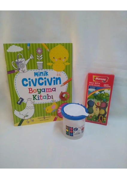 Minik Civcivin Boyama Kitabı Sulu Boya