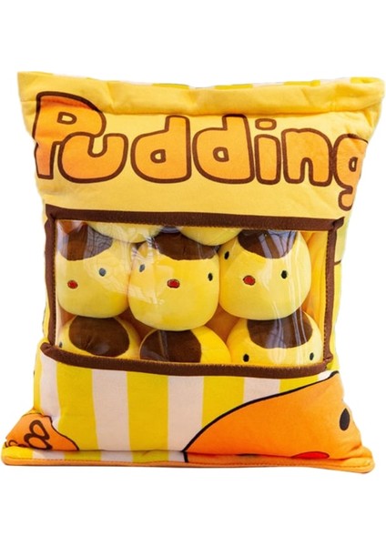 8 Adet Mini Penguenler Peluş Oyuncak - Sarı (Yurt Dışından)