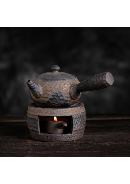 Strade Store Çay Isıtıcı Kung Fu Seramik Japon Retro Tutucu Ev Ofis Mutfak Çay Isıtıcı ve Pot B (Yurt Dışından)