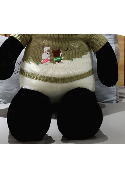 60 cm Sevimli Bebek Büyük Dev Kazak Panda Ayı Peluş (Yurt Dışından)
