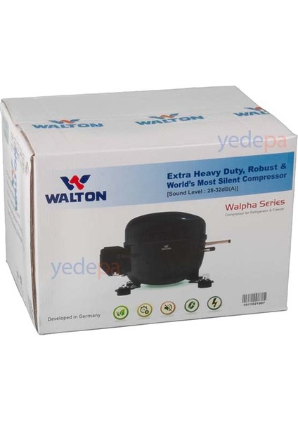 Walton 1/4+ Buzdolabı Soğutucu Kompresör - GVYX9AA (R600) modelleri