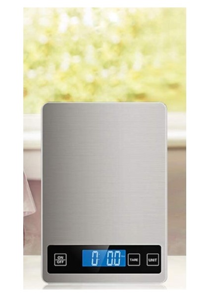 Mutfak Ölçeği Ev Elektronik Dijital Gıda Ölçeği Pişirme Pişirme Ölçeği Mutfak Ölçüm Aracı Paslanmaz Çelik (Yurt Dışından)