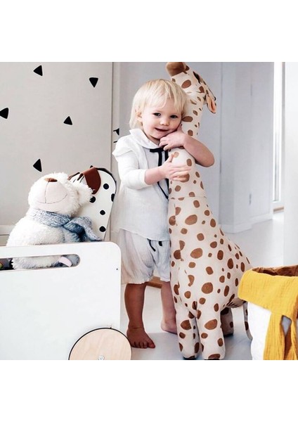 40CM Yaratıcı Zürafa Kısa Peluş Bebekler Çocuklar Için Yumuşak Bebek Hediyesi(Yurt Dışından)