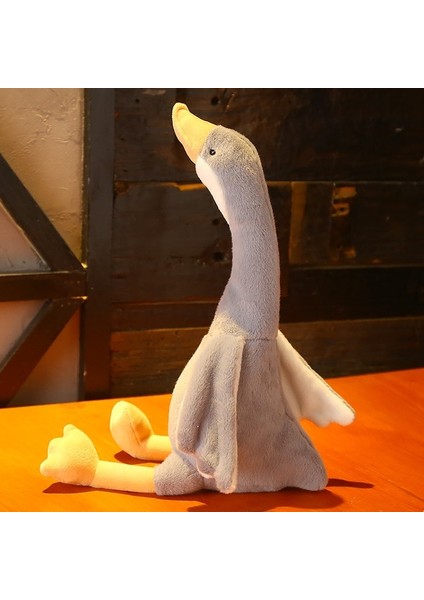 40CM Sevimli Pamuklu Kaz Oyuncak - Gri (Yurt Dışından)