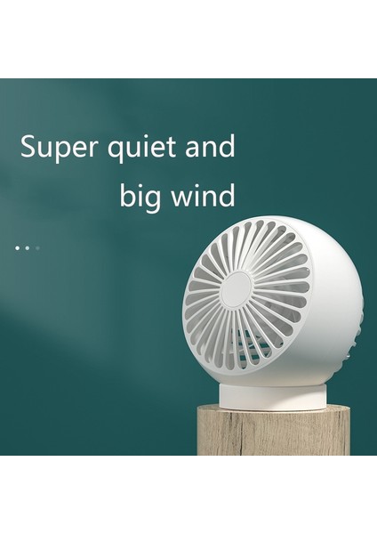 USB Taşınabilir Mini Fan (Beyaz) ( Dışından)
