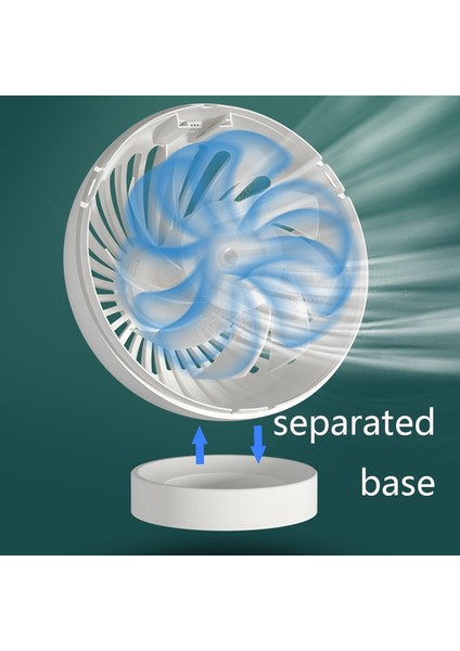 USB Taşınabilir Mini Fan (Beyaz) ( Dışından)