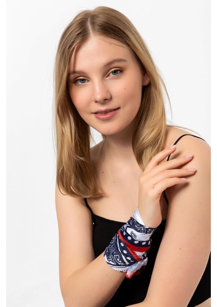 Papatya Desen Fular Bandana