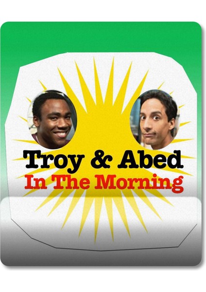 Troy And Abed In The Morning Bilek Destekli Mousepad Model - 1