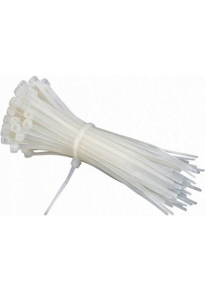 450X4.8 mm Beyaz Kablo Bağı 100 Adet