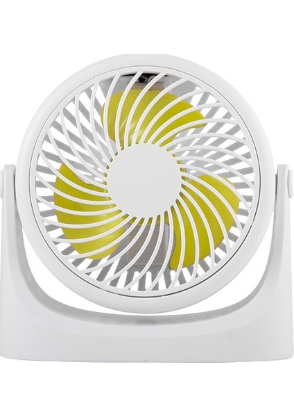 Jd-Q1 Ofis Öğrenci Yurt Mini Sessiz USB Fan (Beyaz) (Yurt Dışından)