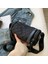 Moda Kadın Varil Şekilli Omuz Çantası Kapitone Naylon Casual Crossbody Çanta Siyah (Yurt Dışından) 4