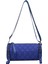Moda Kadın Varil Şekilli Omuz Çantası Kapitone Naylon Casual Crossbody Çanta Mavi (Yurt Dışından) 2