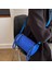 Moda Kadın Varil Şekilli Omuz Çantası Kapitone Naylon Casual Crossbody Çanta Mavi (Yurt Dışından) 4