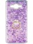 Samsung Galaxy J7 2016 J710 Kılıf Pullu Sulu Yüzüklü Kalp Simli Standlı Silikon Milce Kapak Luxury 1