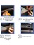 Buffer® Mavi Araba Oto trim Dekorasyon Şeridi Kauçuk Elastik Kolay Kurulum 5 Metre Şerit Bant 4