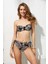 Bella Straplez Kaplı Toparlayıcı Bikini Takım 221222 Geometric 4