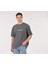 Unisex (Erkek -Kadın) Oversize ( Bol-Salaş ) T-Shirt Renk Antrasit Never Give Up 2