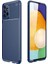 Samsung Galaxy A23 Kılıf Karbon Desenli Lux Negro Silikon + Tam Kaplayan 5d Ekran Koruyucu 1