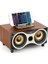 Ahşap Kablosuz Bluetooth Subwoofer Hoparlör - Kahverengi (Yurt Dışından) 1