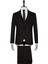 Yelekli Siyah Slim Fit Takım Elbise 1