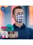 Mavi Çizgi Ekose Desenli Meltblown Kumaş Full Ultrasonik 3 Katlı Cerrahi Maske - Burun Telli 3