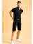 Slim Fit Kemerli Bermuda Şort N4990AZ22SM 1