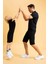 Slim Fit Kemerli Bermuda Şort N4990AZ22SM 3