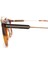 Sean Unisex Güneş Gözlüğü DQ0272 53V 50 21 145 Kahverengi Asetat ve Bronz Metal Made In Italy 5